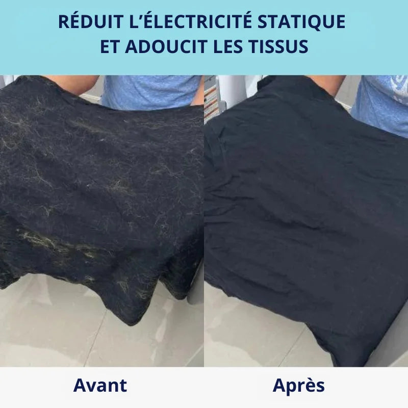 Feuilles Anti-Poils pour Sèche-Linge